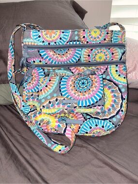 Vera Bradley Sunny Medallion Triple Hipster and Wallet Set
